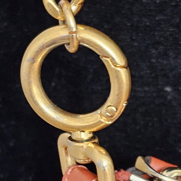 ORYANY Greta Logo Shoulder Bag in Orange - Picture 8 of 12